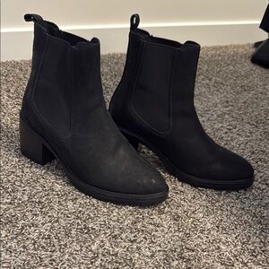 Thursday Boot Company Classic Black Heeled Boots